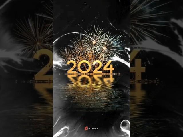 Happy New Year 2024 Status | SB Creator | #shorts