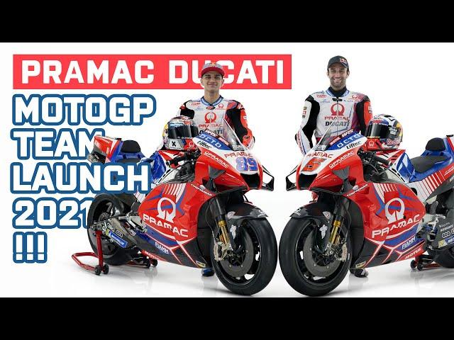 Pramac Ducati MotoGP Team Launch 2021 | Ducati unveiled Desmosedici GP21 For Johann Zarco and Martin