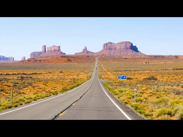 Monument Valley Scenic Drive 4K | Bluff to Kayenta on US-163, USA