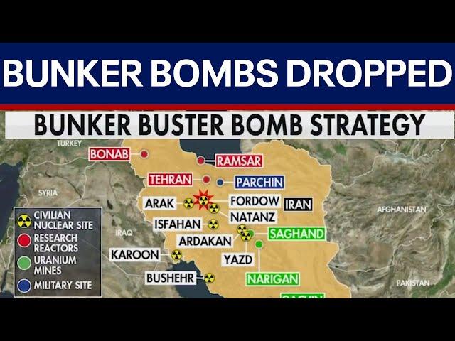 BREAKING: B2 bombers drop massive "bunker bombs" on Iran