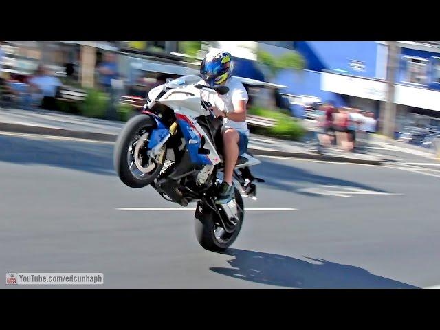 Best of Bikers 2014 - Superbikes Burnouts, Wheelies, Revvs and loud exhaust sounds!