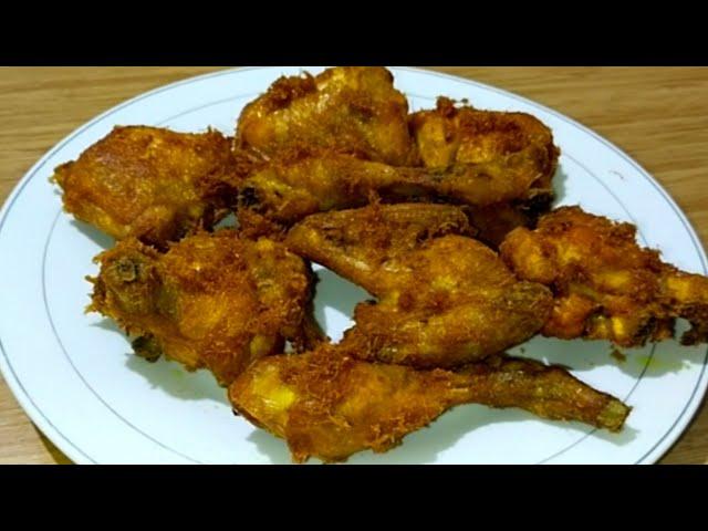 Resep ayam goreng sangat enak, bumbunya meresap sampai ke tulang