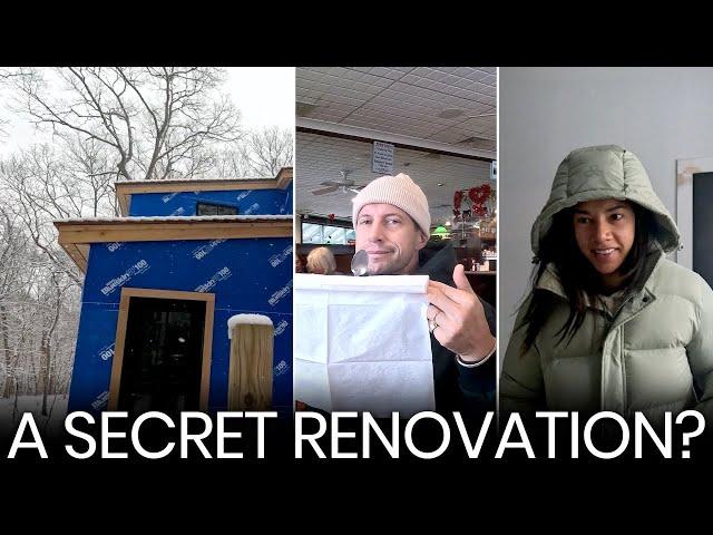 A Secret Renovation......shhh  #renovation #family #winter