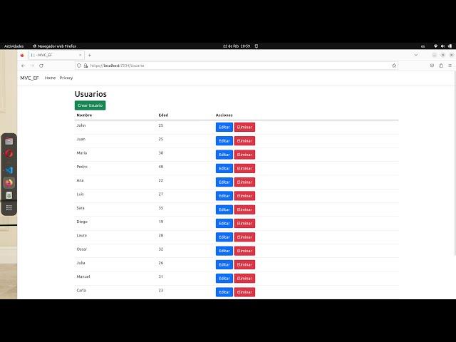 ASP.NET Core MVC C || CRUD básico con EntityFramework y Procedimientos almacenados (SQL) [2023]