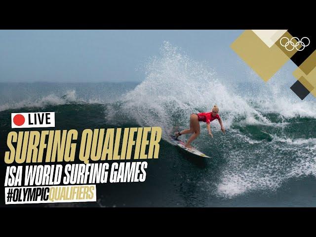  LIVE ISA World Surfing Games 2024! | #RoadToParis2024