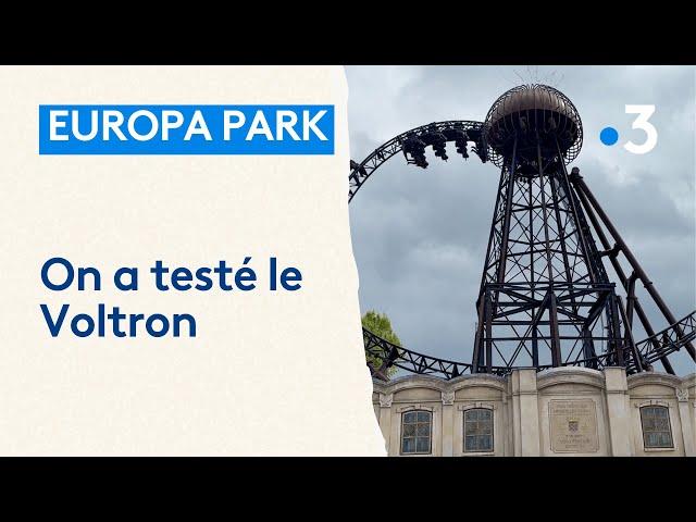 Europa Park : on a testé le Voltron, le nouveau grand huit aux multiples records