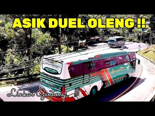 Full ngebut olengaksi ngeblong bus budiman vs gapuraning rahayu oleng ngebut lingkar gentong