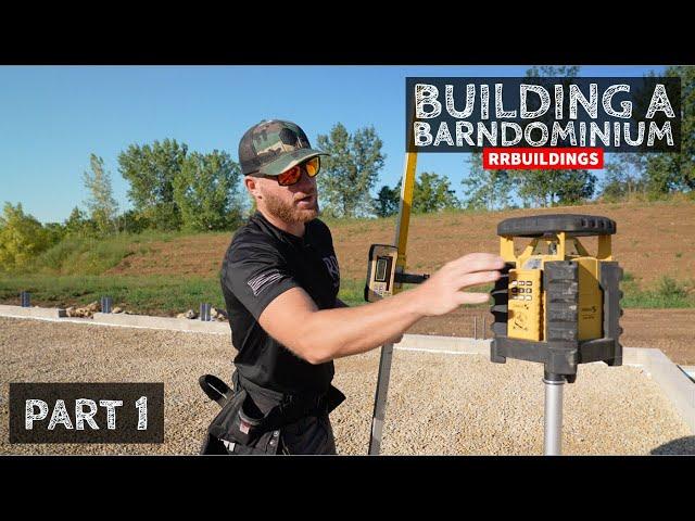 Building a Barndominium 1: Foundation Layout and Laminated Columns