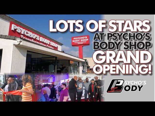 LOTS OF STARS AT PSYCHO’S BODY SHOP GRAND OPENING!