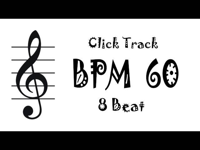 【BPM 60】Drum 8Beat - Rhythm Track Metronome