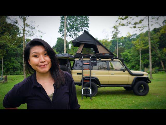 New ROOF TOP TENT and AWNING | Camping with Toyota Land Cruiser | ADA Overland RedSprings