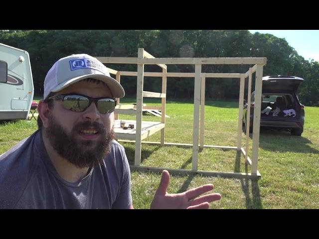 Homemade Chicken Coop Build