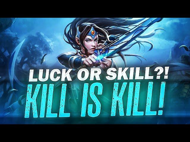 Dota 2 - Luck or Skill! Kill is Kill! (The Hunter's Instinct)