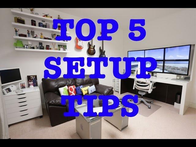 Top 5 Tips For The Best Ultimate Desk Setup !