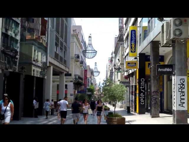 Streets of Plaka in Athens