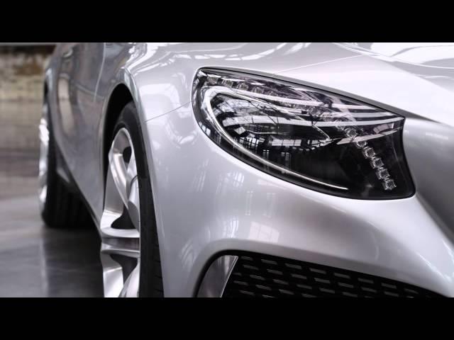 Mercedes Concept S-Class Coupe - exterior footage