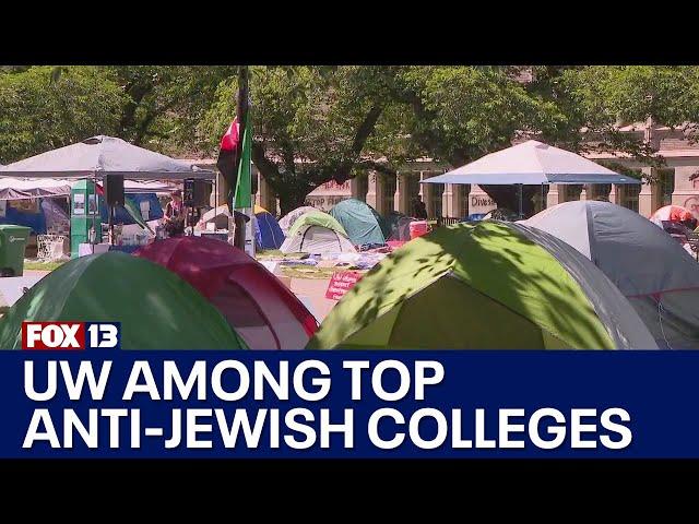 Nonprofit names UW among top anti-Jewish colleges | FOX 13 Seattle