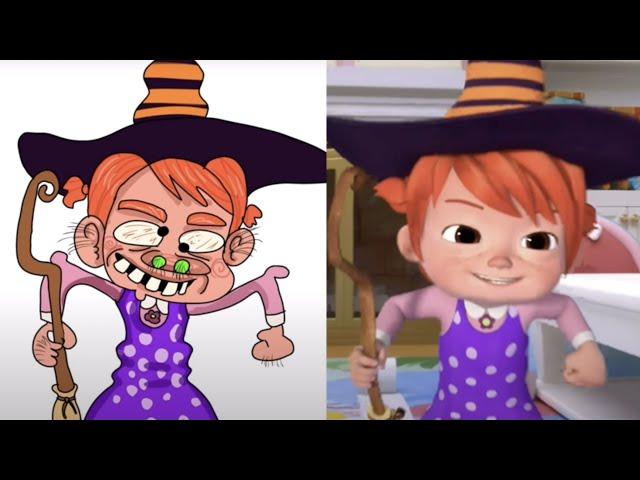 cocomelon finger family halloween drawing meme | funny Cocomelon Halloween video