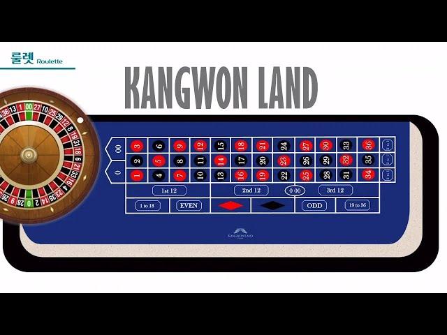[ Tourism KOREA ] 강원랜드 카지노 룰렛 게임 가이드 (4K) Gangwon Land Casino Roulette Game Guide