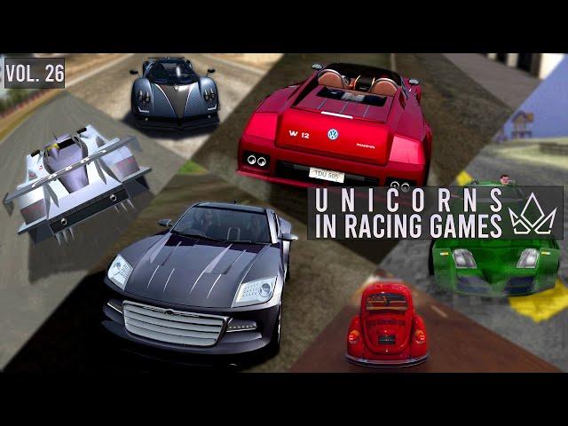 Unicorns in Racing Games (Rare Cars) (Volume 26 / Test Drive Special)