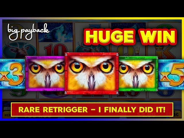 Rare Retrigger → HUGE!!! Timber Wolf Triple Power Slots - I FINALLY DID IT!