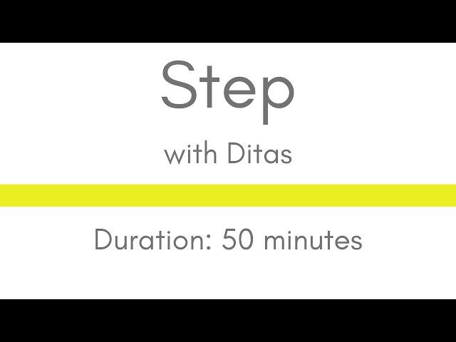 Step workout with Ditas