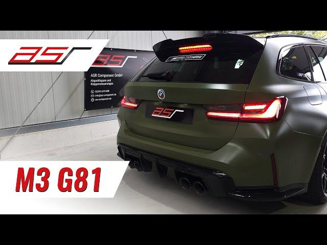 BMW M3 Competition G81 - Maximaler Sound - Klappensteuerung CB2 - asr component