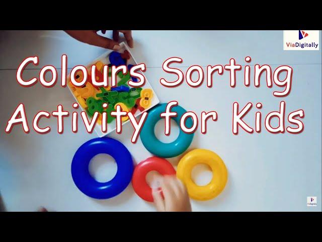 Primary Colours Sorting Activity for Kids l Colour Sorting Activities | Fun Activities for kids