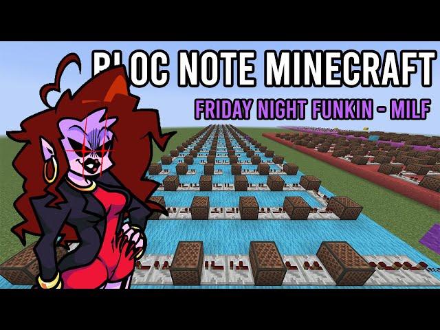 Friday Night Funkin, MILF - Bloc note, Minecraft