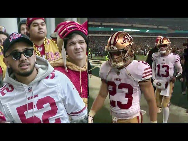 49ers fans stay faithful despite crushing loss to Eagles