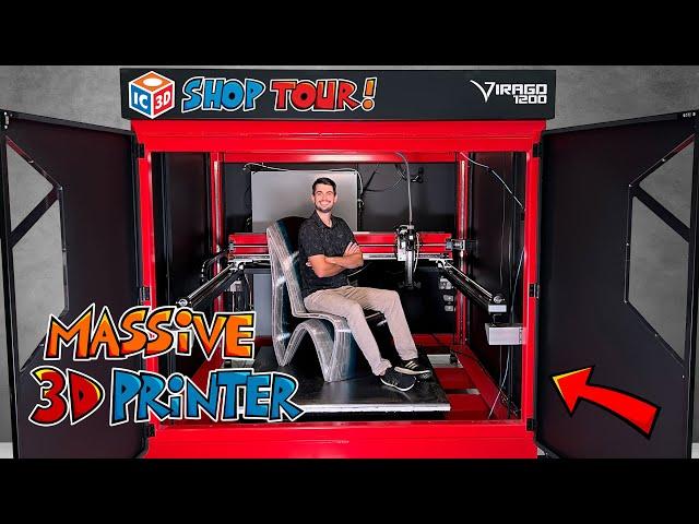 Industrial Large Format 3D Printing and Filament Extrusion (IC3D Shop Tour)