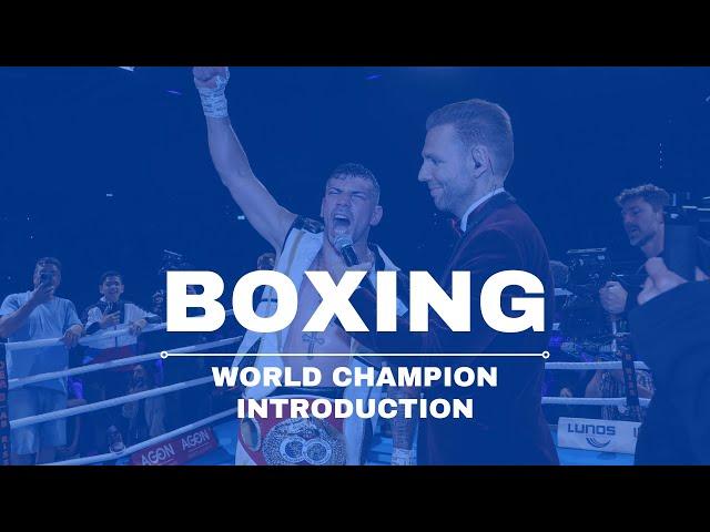  Get Ready to Be Hyped! World Champion Boxing Introduction 