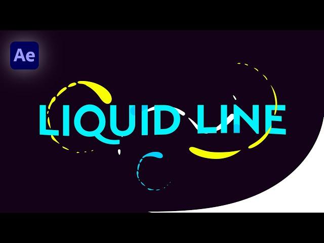 Liquid Animation in After Effects - After effects Easy liquid trail Tutorial