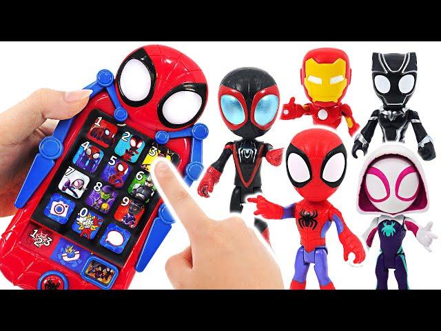 Spidey and His Amazing Friends Spider-Man Web Phone! Summon hero! | DuDuPopTOY