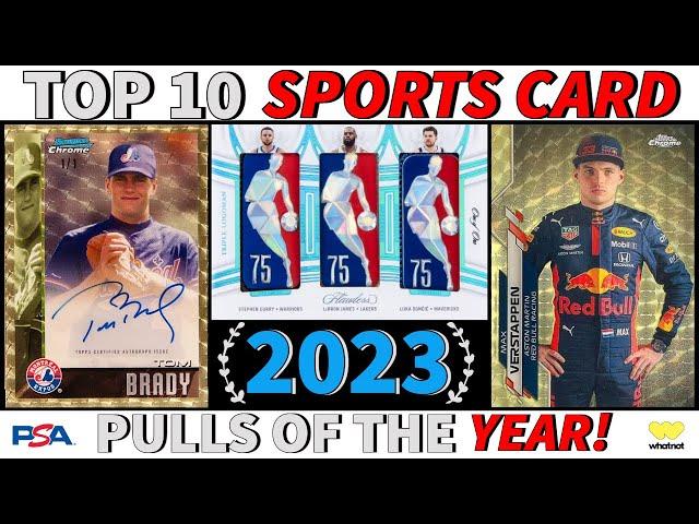 TOP 10 SPORTS CARD PULLS OF THE YEAR! (2023)