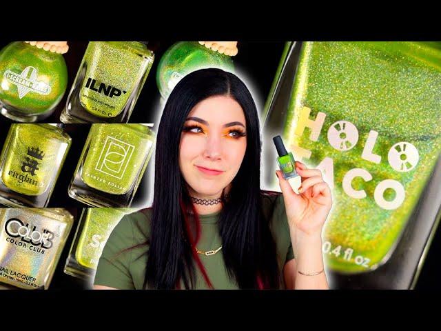 Can I Dupe Holo Taco Full Charge?! Holo Nail Polish Comparison! || KELLI MARISSA