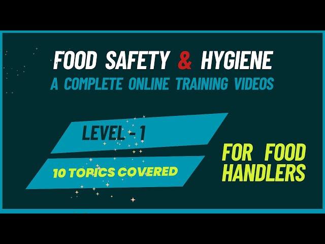 Food Safety & Hygiene Training Video in English Level 1