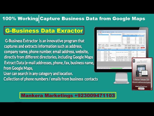 G Business Extractor - ma google business extractor 2021| g business extractor 2021