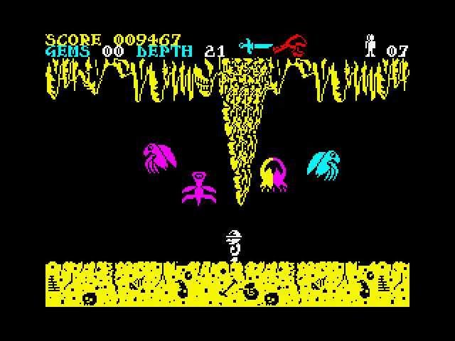 Underwurlde ZX Spectrum © 1984 Ultimate