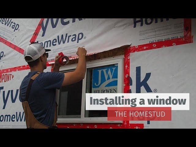 How to install a window with a nailing fin (The Everything Garage)