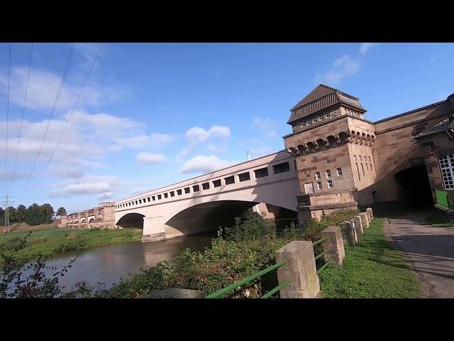 Wasserstraßenkreuz Minden Weserschleuse Mittellandkanal