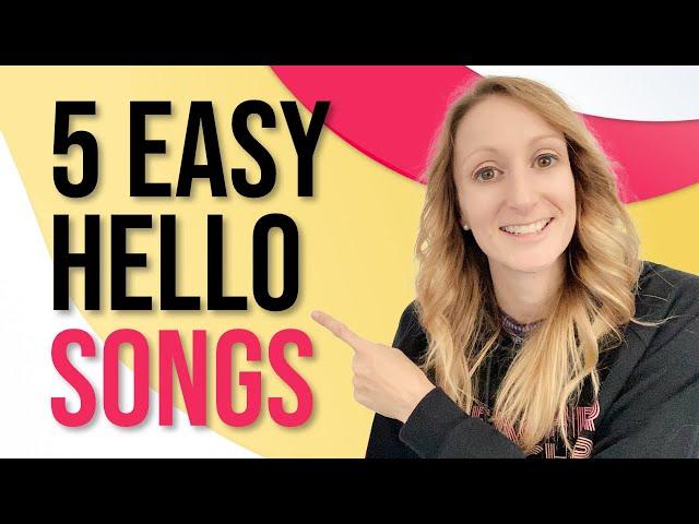 Hello Songs For Kids Learning ESL For The First Time in Kindergarten