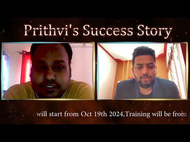 Prithvi got placed as MM consultant