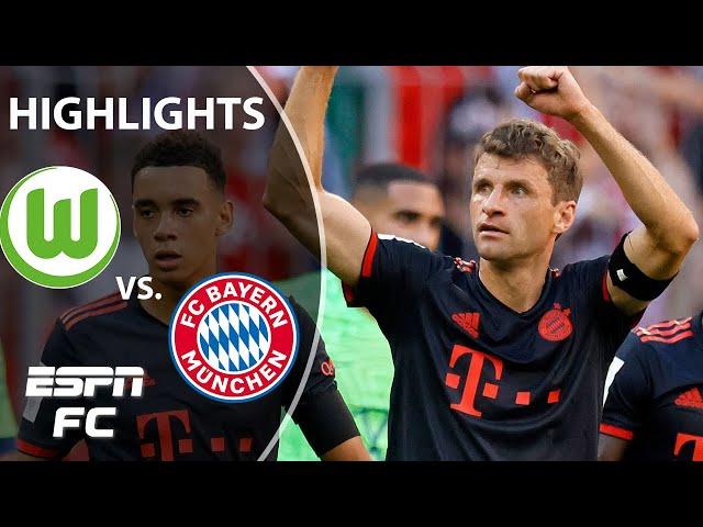 Bayern eases past Wolfsburg for 2nd win of the season | Bundesliga Highlights | ESPN FC