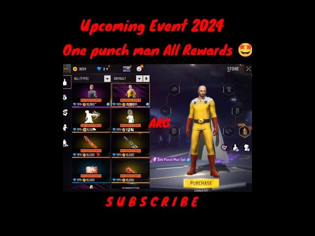 One punch man Event Upcoming  ff new event/free fire new event#shorts#ffshorts#freefire#viralshorts