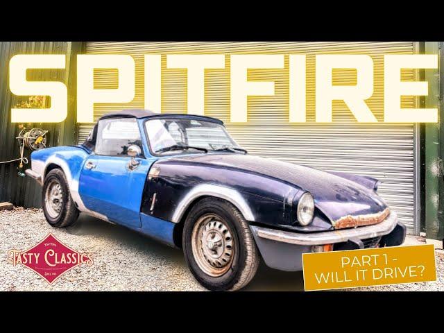 ABANDONED 1977 TRIUMPH SPITFIRE 1500 PROJECT - Off The Road Since 1995! Will it drive??!