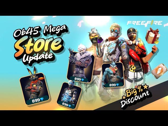 Ob45 New Store Update In Free Fire| New Event Free Fire Bangladesh Server| Free Fire New Event