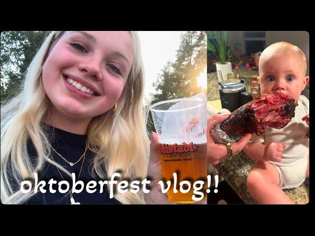 come to oktoberfest with me!! || vlog!