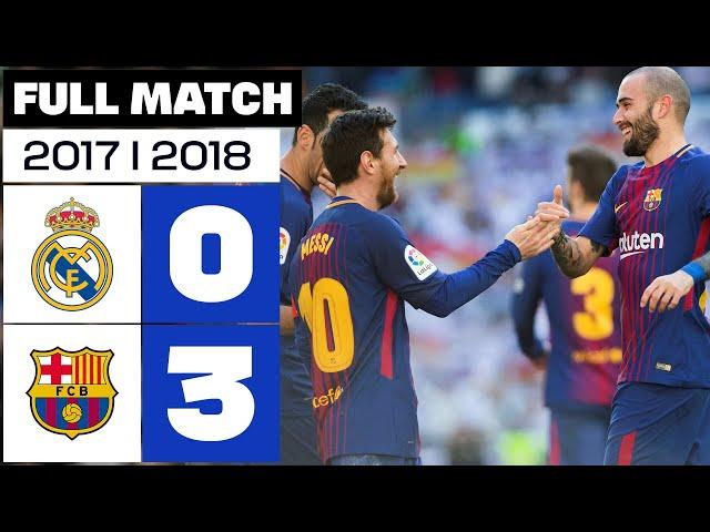 Real Madrid vs FC Barcelona (0-3) Matchday 17 2017/2018 - FULL MATCH