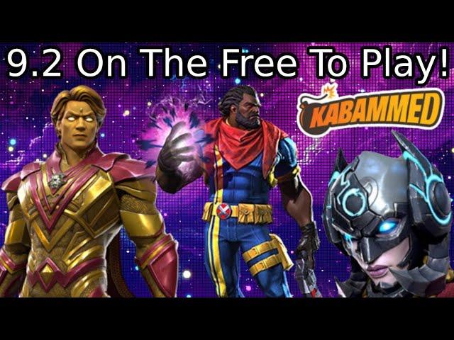 9.2 On The Free To Play!  Marvel Contest Of Champions